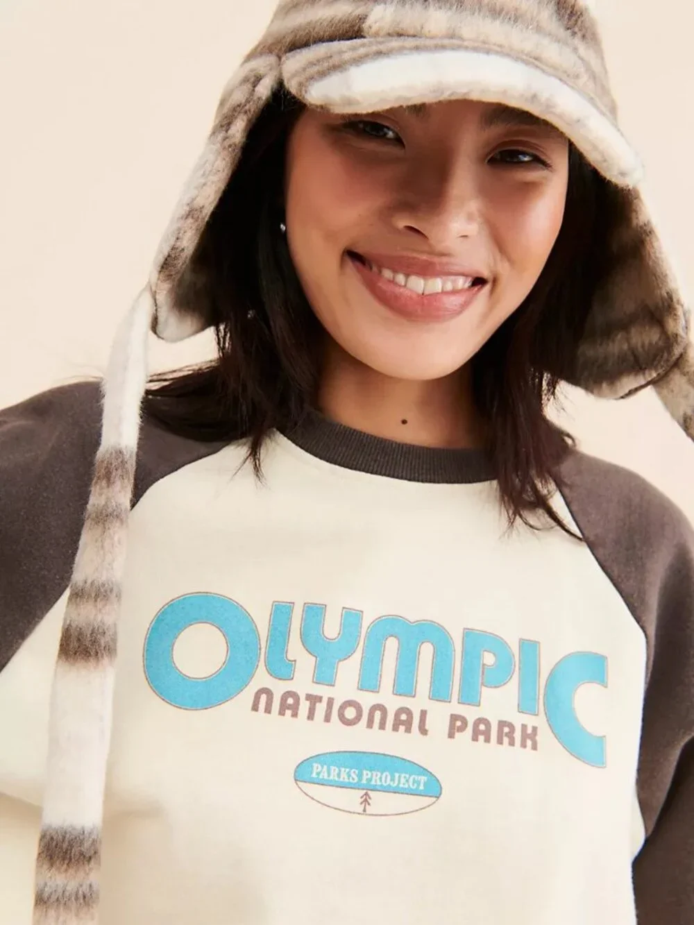 Parks Project Olympic Greatest Hits Raglan Sweatshirt Secondhand Medium - Picture 4 of 7